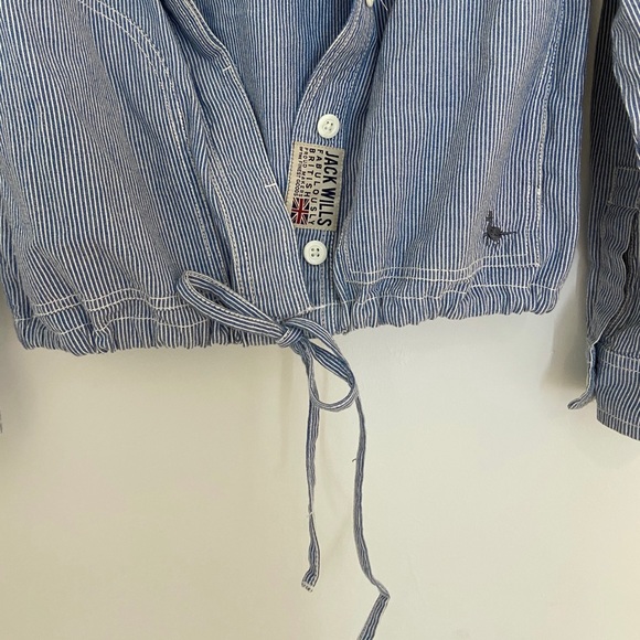 Jack Wills Light Pinstripe Jacket - Picture 4 of 4